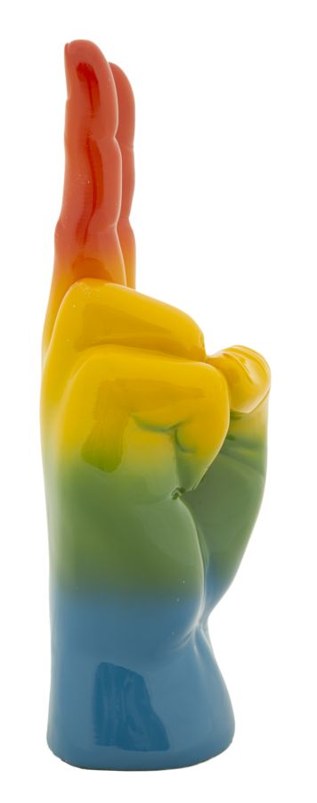 Decoratie Rainbow Hand Win 16×13×36,5 cm