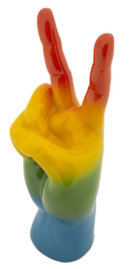 Decoratie Rainbow Hand Win 16×13×36,5 cm