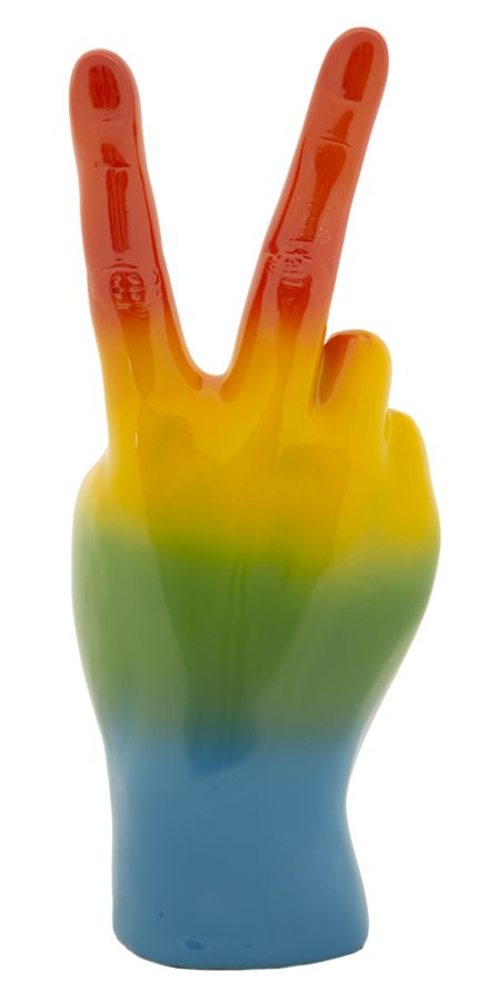 Decoratie Rainbow Hand Win 16×13×36,5 cm