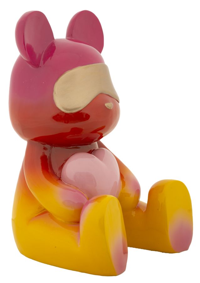 Decoratie Rainbow Bear 21,5×20,5×32 cm