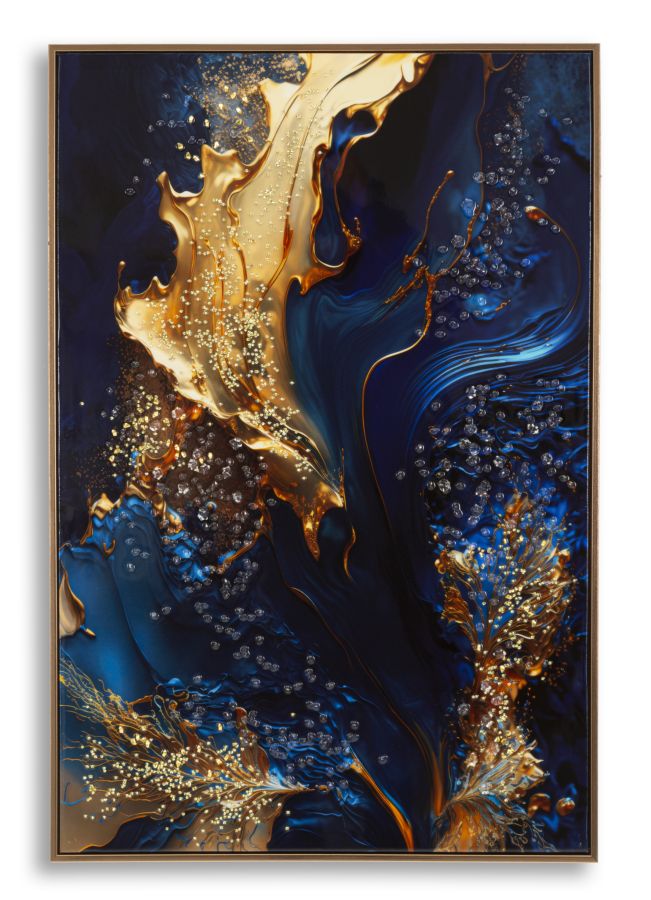 Schilderij Lacquered Canvas Print With Frame Andromeda -a- 60×4×90 cm