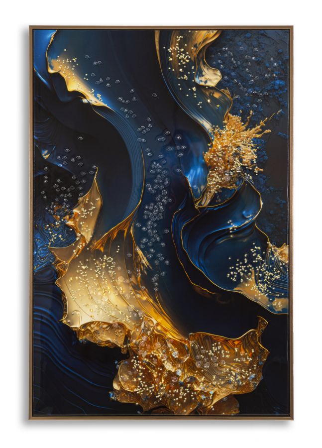 Schilderij Lacquered Canvas Print With Frame Andromeda -b- 60×4×90 cm