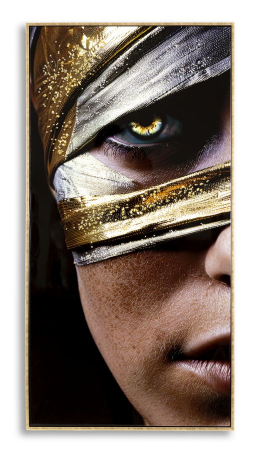 Schilderij Nairobi Lacquered Canvas With Frame -a- 52×4×102 cm