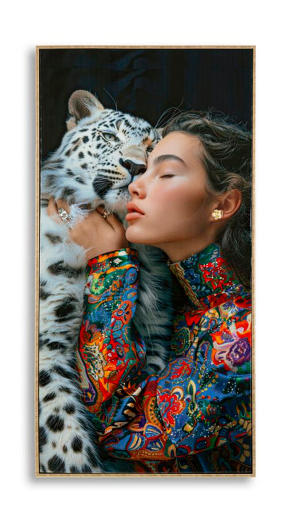 Schilderij Moira Lacquered Canvas With Frame -a- 52×4×102 cm