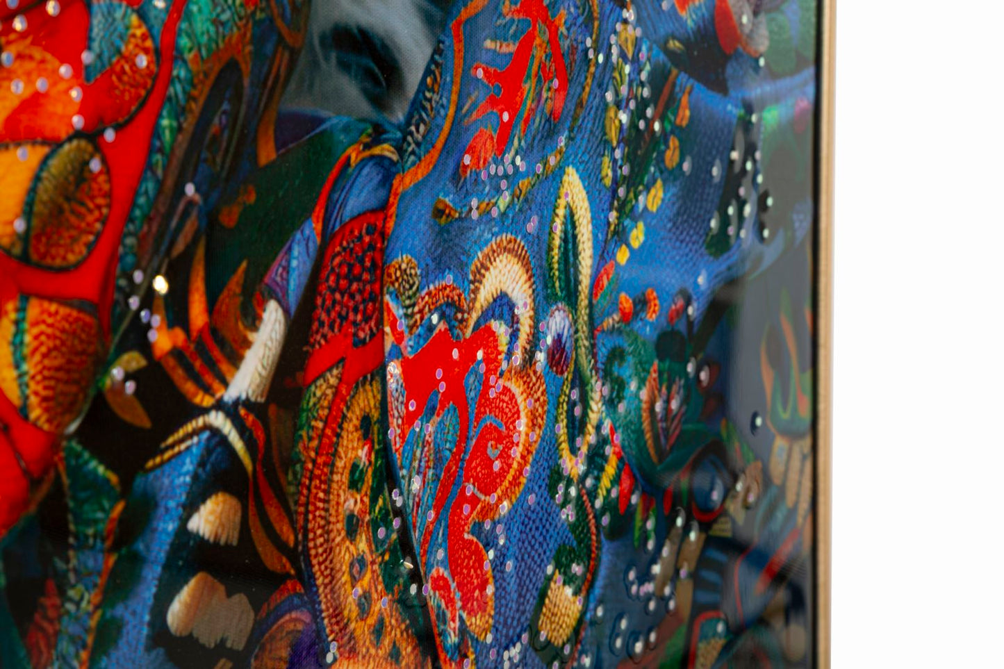 Schilderij Moira Lacquered Canvas With Frame -a- 52×4×102 cm