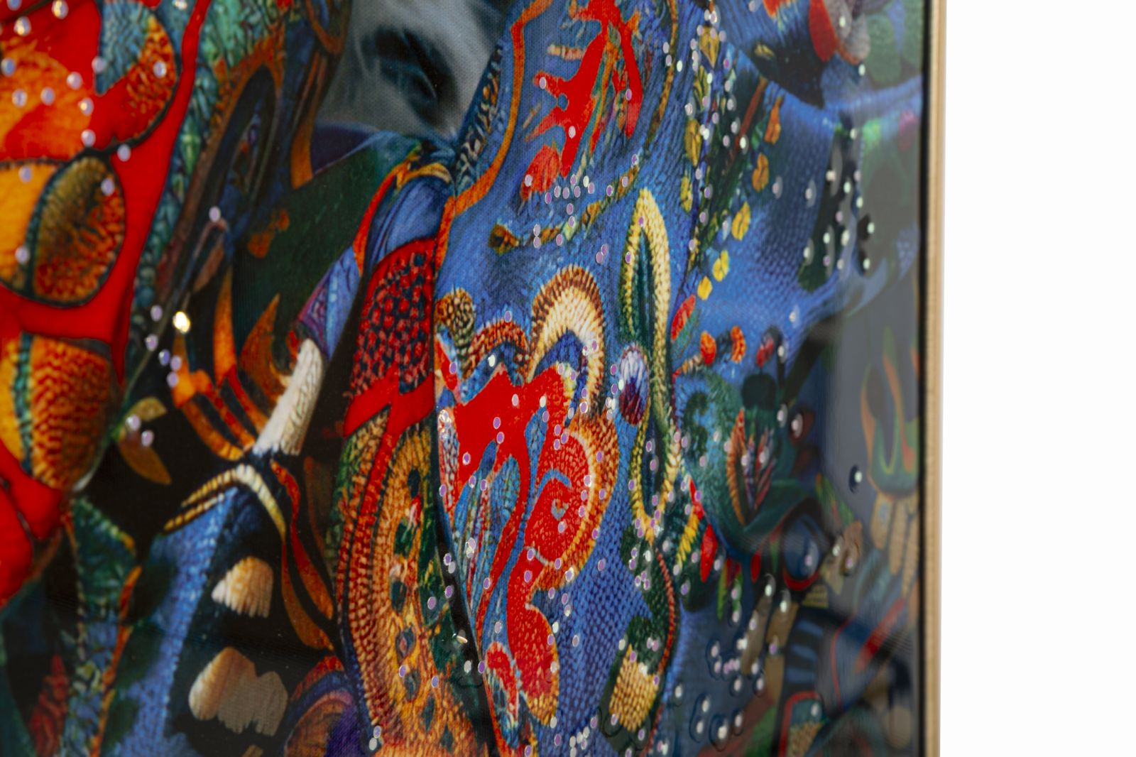 Schilderij Moira Lacquered Canvas With Frame -a- 52×4×102 cm