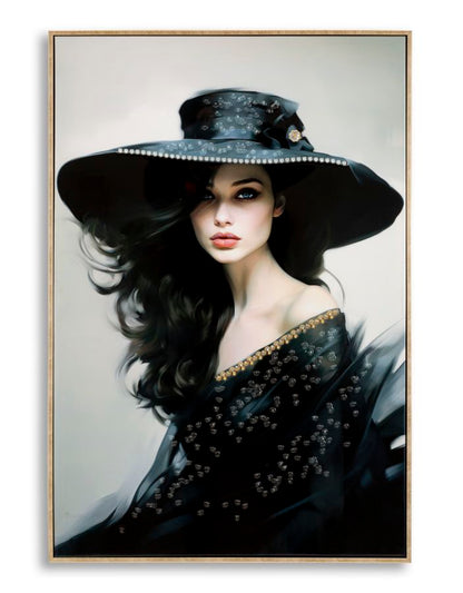 Schilderij On Canvas Lacquered Dori With Frame -a- 62×4×92 cm