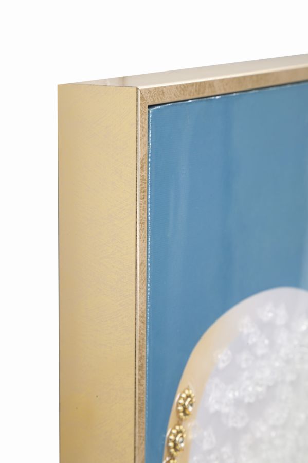 Schilderij On Canvas Lacquered Colour With Frame -b- 62×4×92 cm