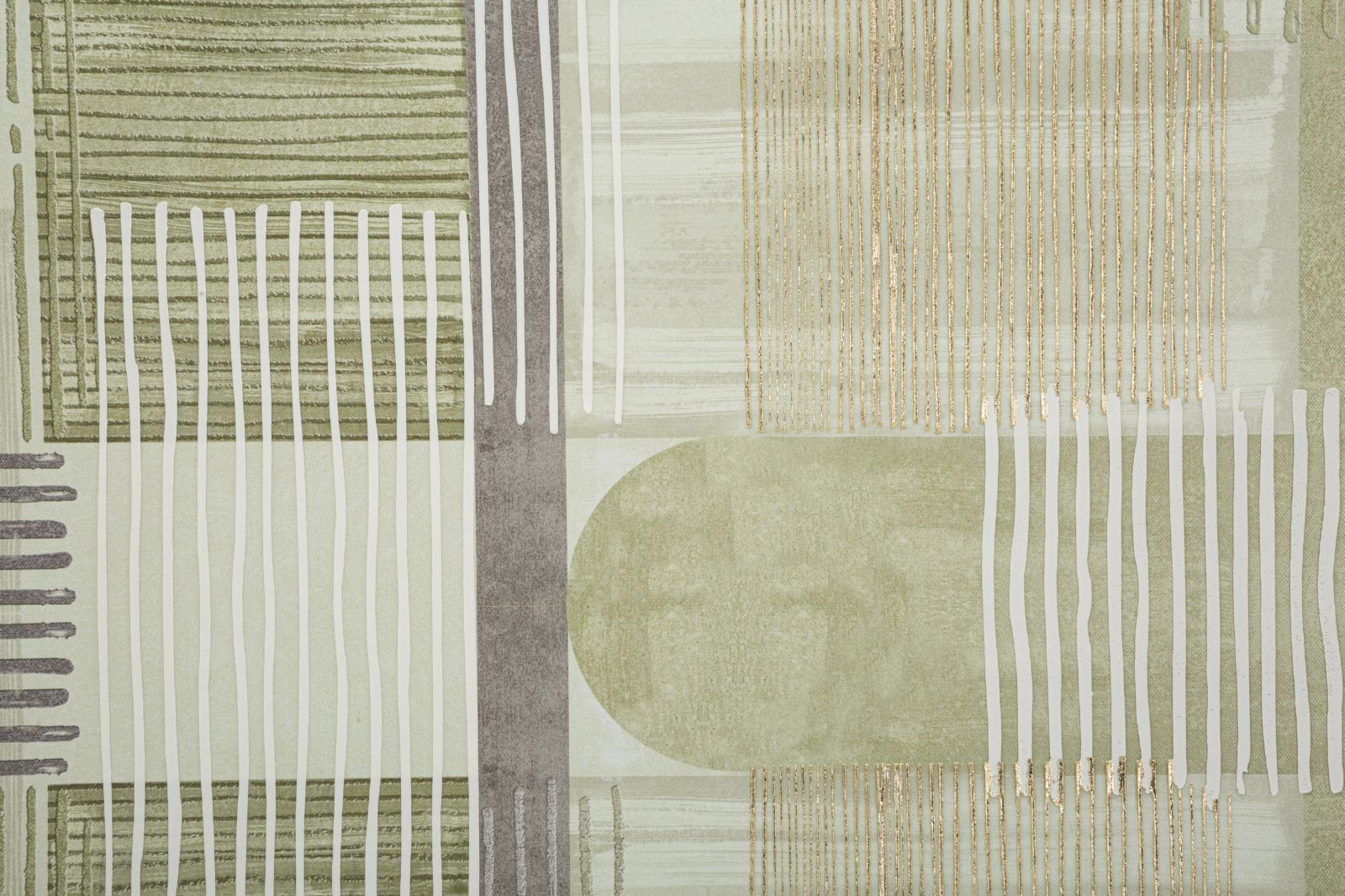 Schilderij Printed On Canvas Lines With Frame -h- 60×3×60 cm