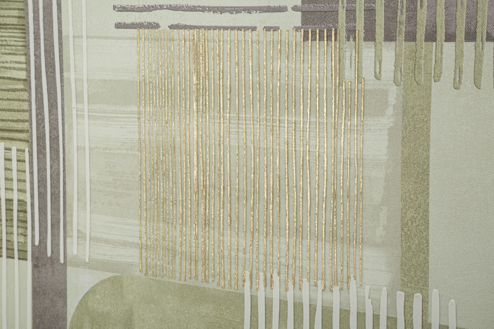 Schilderij Printed On Canvas Lines With Frame -h- 60×3×60 cm