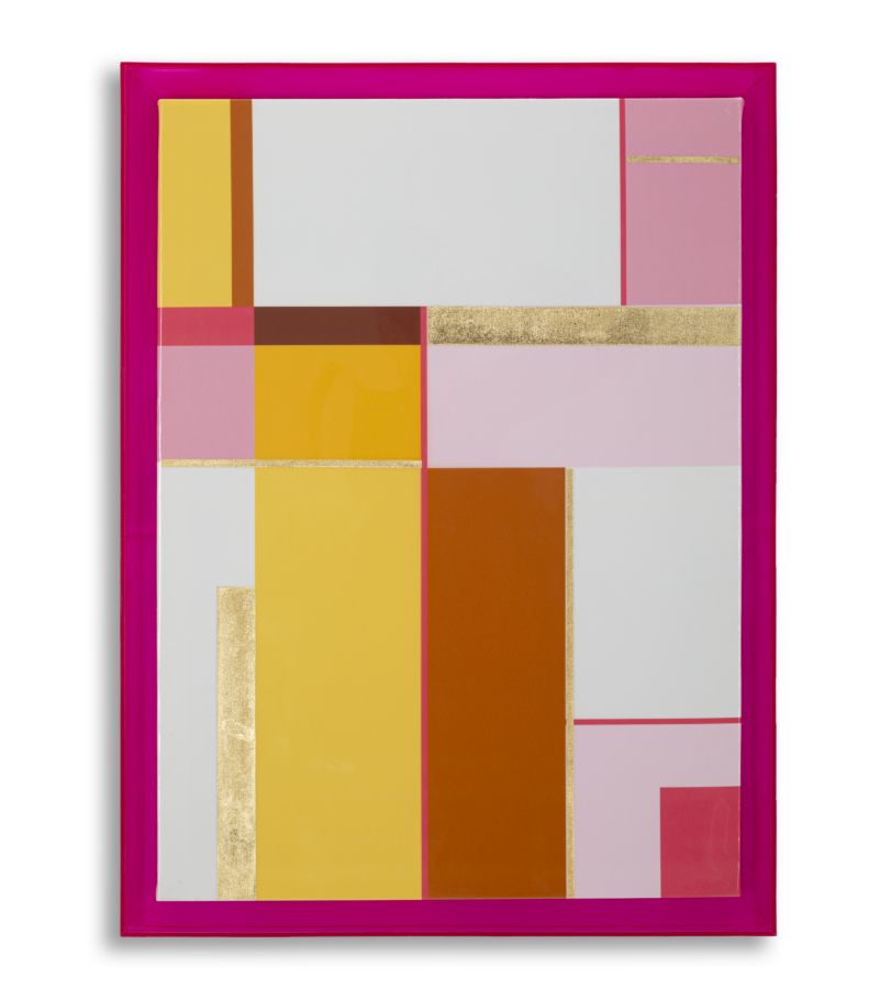 Schilderij Acrylic Lacquered Canvas Print With Frame -b- 60×3,3×80 cm