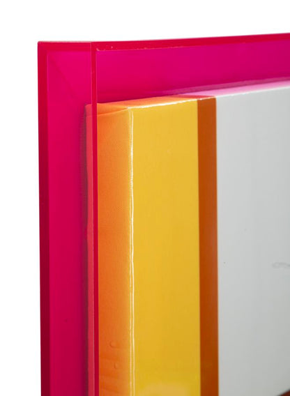 Schilderij Acrylic Lacquered Canvas Print With Frame -b- 60×3,3×80 cm