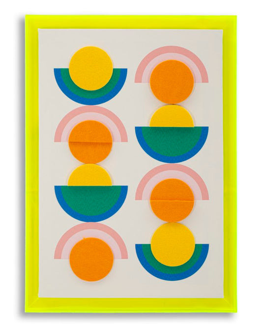 Schilderij Pop Art Canvas Print With Frame -w- 50×3,3×70 cm
