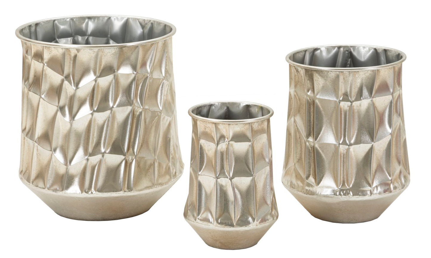 Vaas P/silver Vases Set 3 Pcs Ø 35×38,5 cm