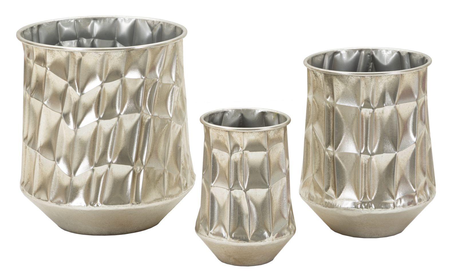 Vaas P/silver Vases Set 3 Pcs Ø 35×38,5 cm