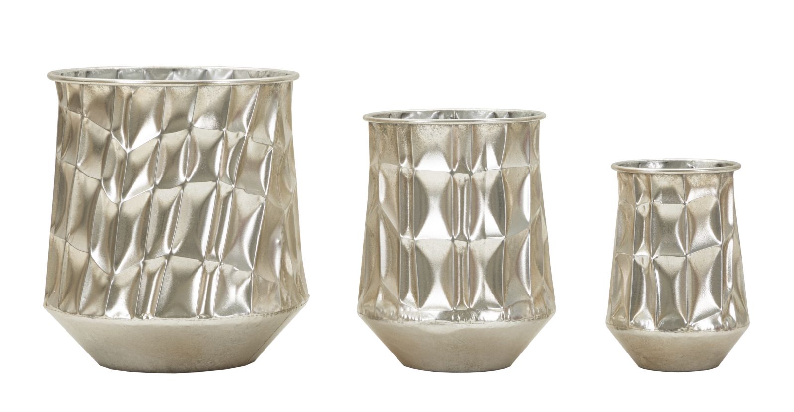 Vaas P/silver Vases Set 3 Pcs Ø 35×38,5 cm