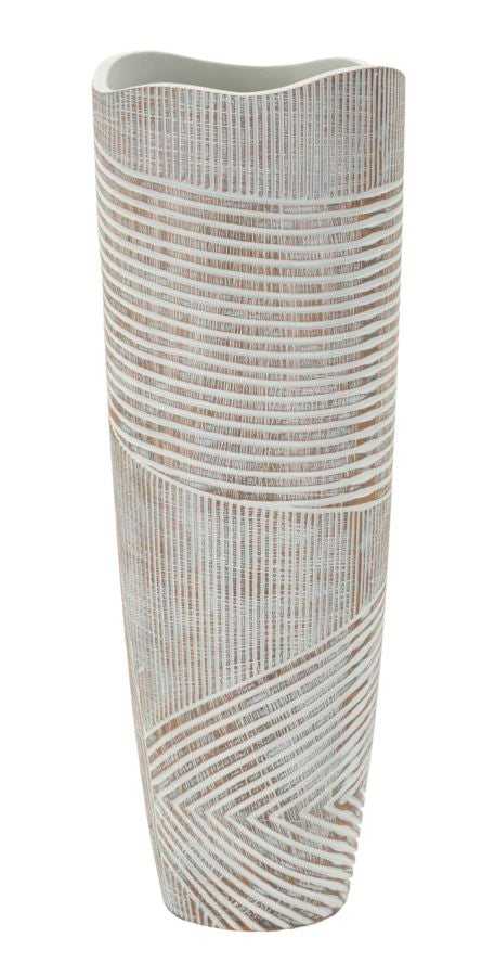 Vaas Pot Resin Wood Ø 19×55 cm