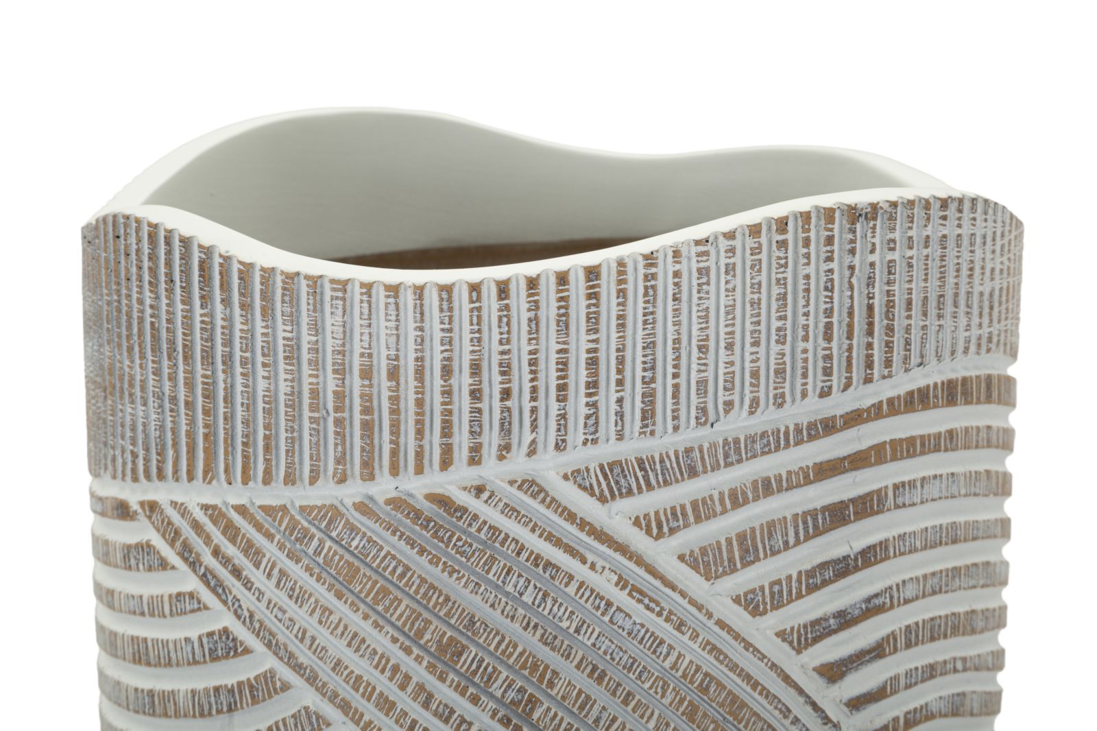 Vaas Pot Resin Wood Ø 19×55 cm