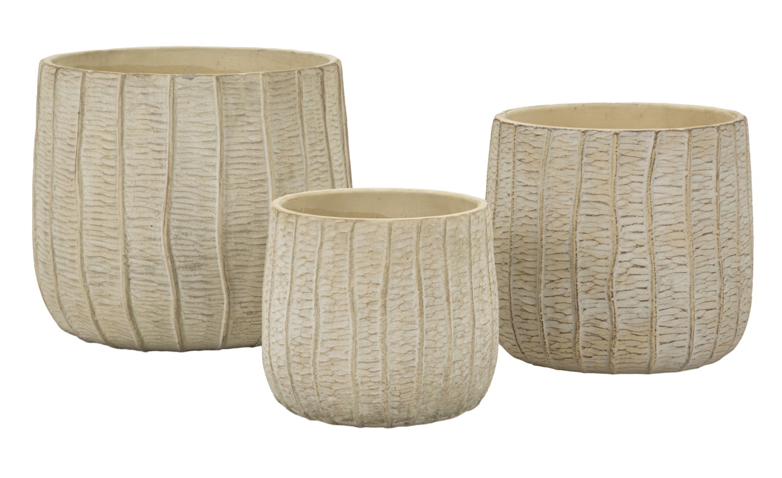 Vaas Cachepot Flake Set 3 Pcs 30,5×27 cm