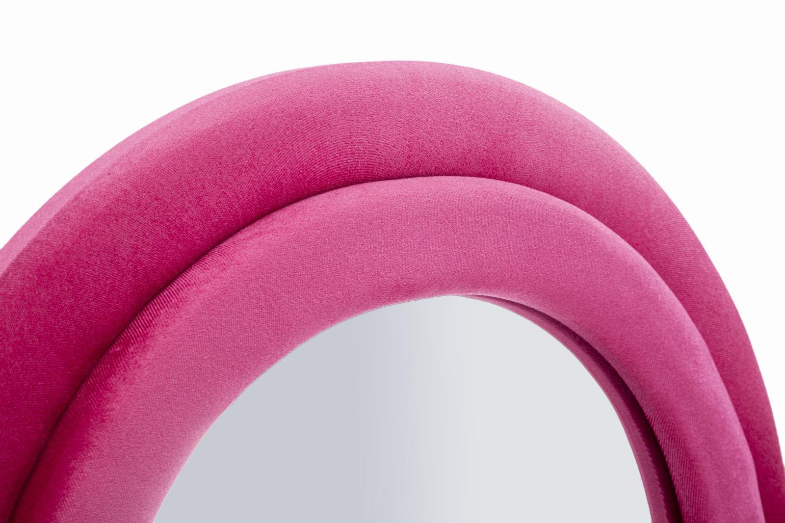 Spiegel Miki Wall Mirror Velvet Fuchsia 60×4×160 cm