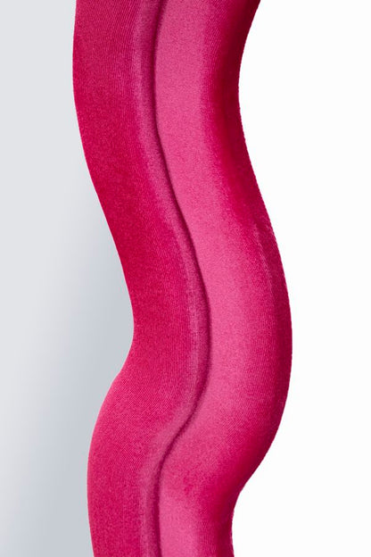 Spiegel Miki Wall Mirror Velvet Fuchsia 60×4×160 cm