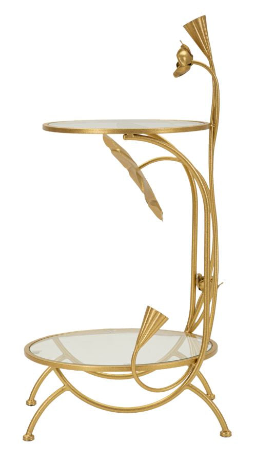 Tafel 2 Shelves Flowers Ø 40×78 cm