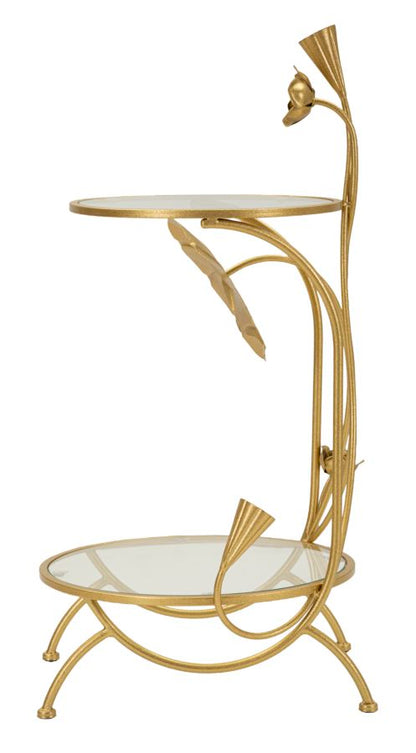 Tafel 2 Shelves Flowers Ø 40×78 cm