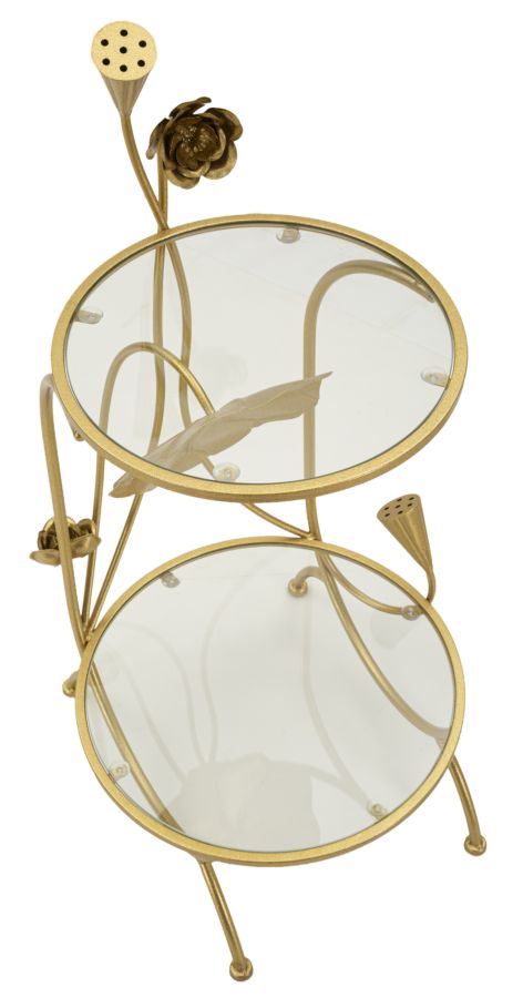 Tafel 2 Shelves Flowers Ø 40×78 cm