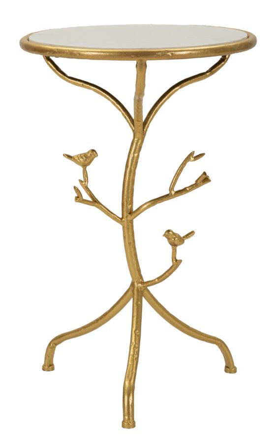 Tafel Birds Marble Ø 38×60 cm