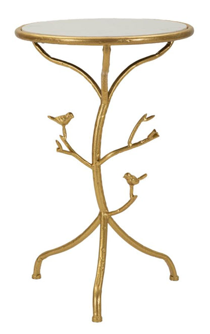 Tafel Birds Marble Ø 38×60 cm