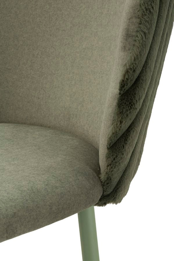 Barkruk Alaska -b- Green Set 2 Pcs 55×58×106 cm
