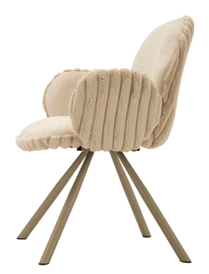 Stoel Stockholm -b-cream Set 2 Pcs 64×68×83 cm