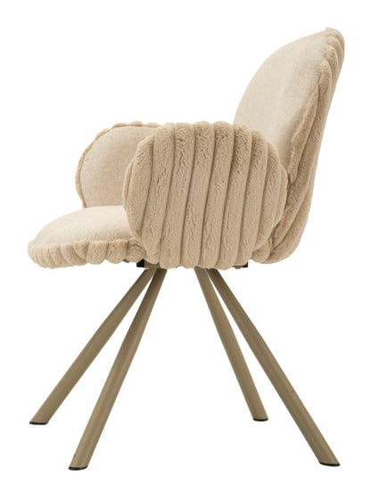 Stoel Stockholm -b-cream Set 2 Pcs 64×68×83 cm