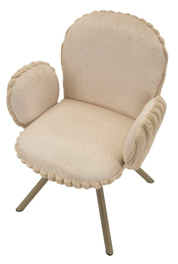 Stoel Stockholm -b-cream Set 2 Pcs 64×68×83 cm