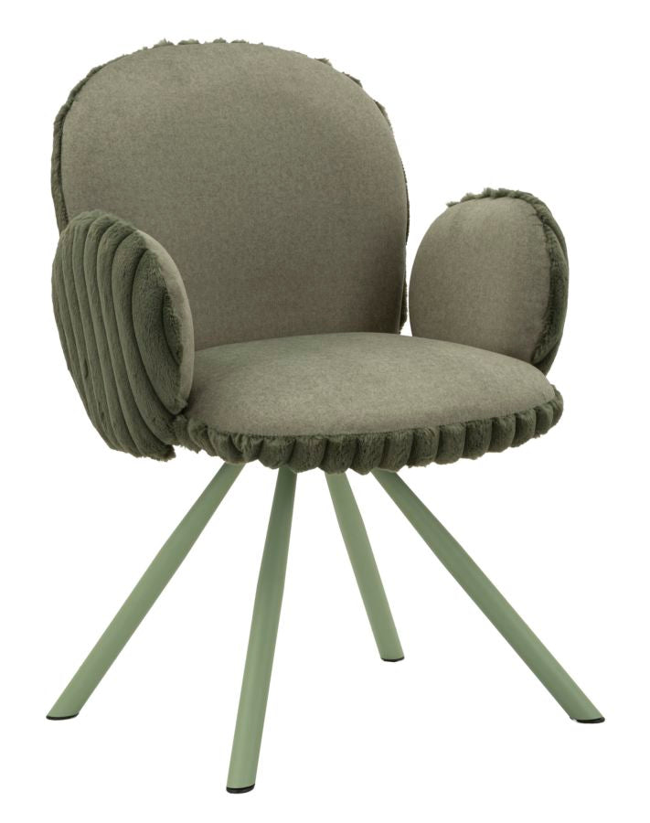 Stoel Stockholm -b- Green Set 2 Pcs 64×68×83 cm