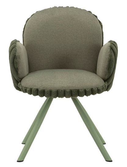 Stoel Stockholm -b- Green Set 2 Pcs 64×68×83 cm