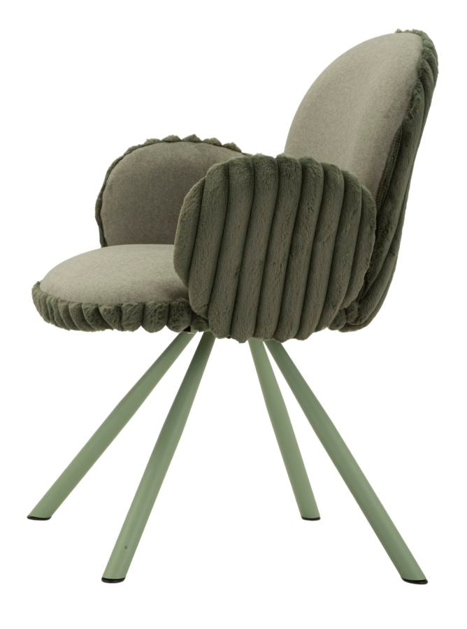 Stoel Stockholm -b- Green Set 2 Pcs 64×68×83 cm