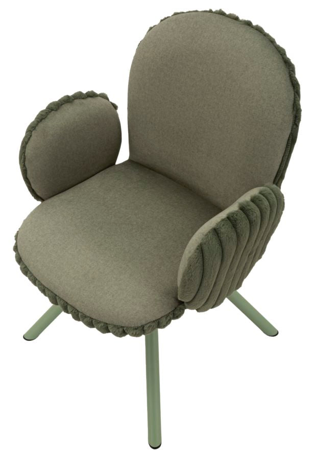Stoel Stockholm -b- Green Set 2 Pcs 64×68×83 cm