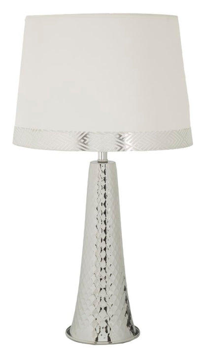 Tafellamp Tower Table Lamp Silver 30×54 cm