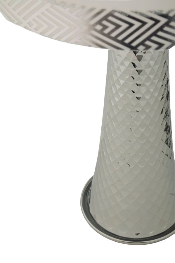 Tafellamp Tower Table Lamp Silver 30×54 cm