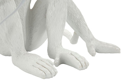 Tafellamp Monkey Sitting White 33×33×32 cm