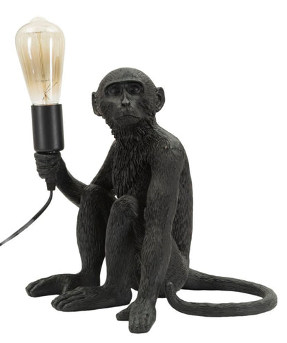 Tafellamp Monkey Sitting Black 33×33×32 cm