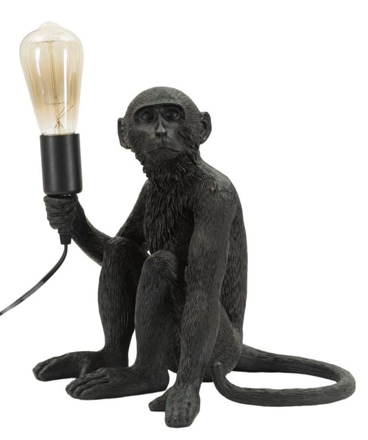 Tafellamp Monkey Sitting Black 33×33×32 cm