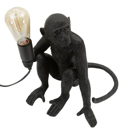 Tafellamp Monkey Sitting Black 33×33×32 cm