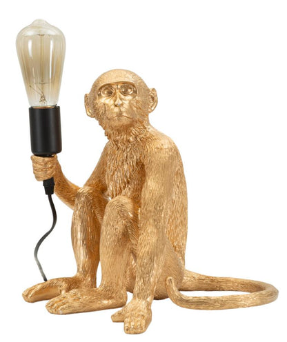 Tafellamp Monkey Sitting Gold 33×33×32 cm