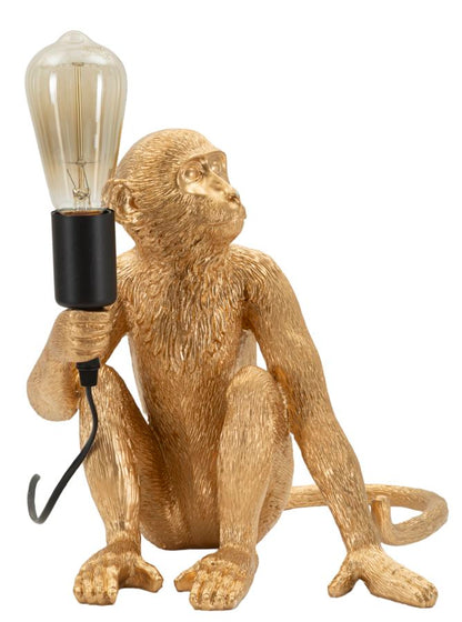 Tafellamp Monkey Sitting Gold 33×33×32 cm