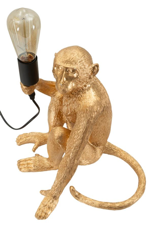 Tafellamp Monkey Sitting Gold 33×33×32 cm