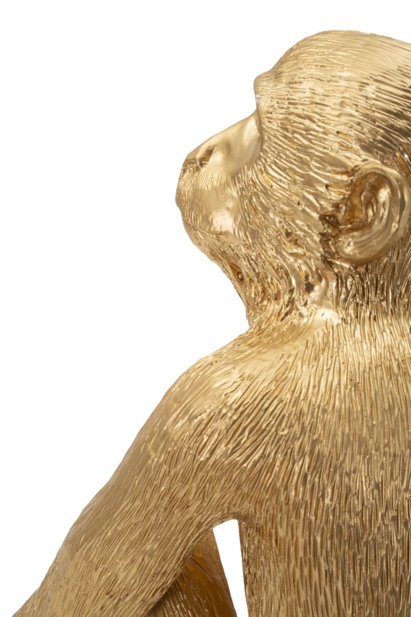 Tafellamp Monkey Sitting Gold 33×33×32 cm