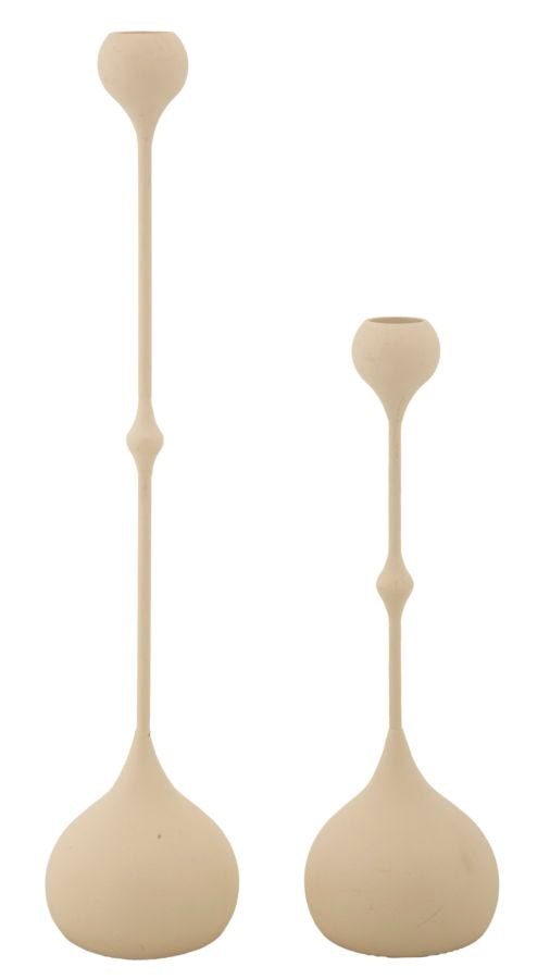 Kandelaar Slimmy Cream Set 2 Pcs Ø 8×26 cm