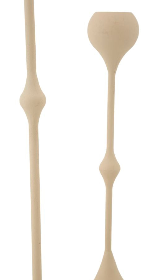 Kandelaar Slimmy Cream Set 2 Pcs Ø 8×26 cm